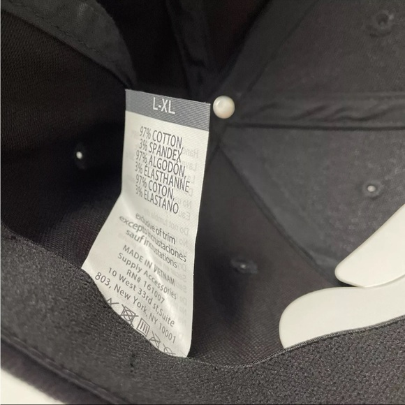 AND 1 Street Basketball Hat Black Flex Fit Structured Cap Mens Size L/XL Hip Hop - Picture 6 of 6